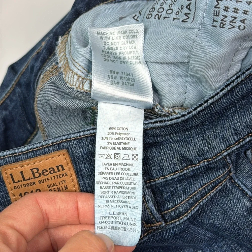 L.L. Bean BeanFlex Skinny Leg Favorite Fit Size 2